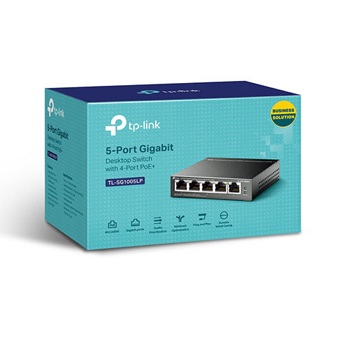 TPLink TL-SG1005LP 5-Port 10 100 1000Mbps Gigabit w  PoE Fashion