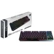 MSI Vigor GK50 TKL Low Profile Mechanical Gaming Keyboard Hot on Sale