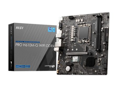 MSI Pro H610M-G WiFi DDR4 (LGA 1700) Motherboard For Sale