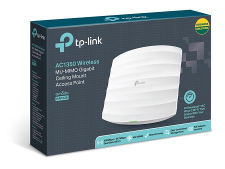 TPLink EAP225 AC1350 Wireless MU-MIMO Gigabit Ceiling Access Point Online now