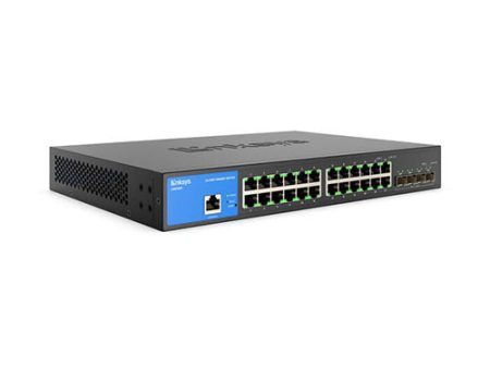 Linksys LGS328C 24-Port Managed Gigabit Ethernet Switch with 4 10G SFP+ Uplinks on Sale