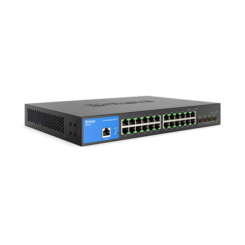 Linksys LGS328C 24-Port Managed Gigabit Ethernet Switch with 4 10G SFP+ Uplinks on Sale