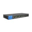 Linksys LGS310MPC 8-Port Managed Gigabit PoE+ Switch with 2 1G SFP Uplinks 110W TAA Compliant Online Hot Sale