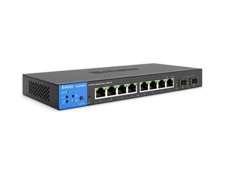 Linksys LGS310MPC 8-Port Managed Gigabit PoE+ Switch with 2 1G SFP Uplinks 110W TAA Compliant Online Hot Sale