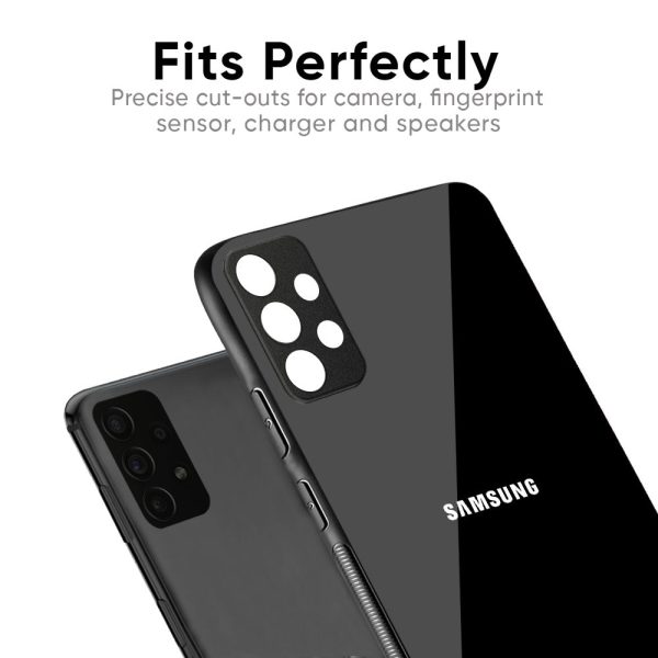 Jet Black Glass Case for Samsung Galaxy A04 Online Sale