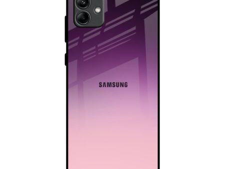 Purple Gradient Glass case for Samsung Galaxy A04 Fashion