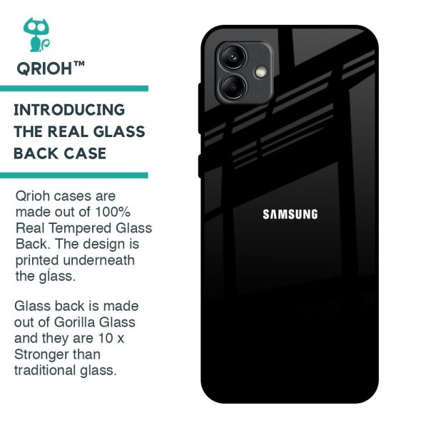 Jet Black Glass Case for Samsung Galaxy A04 Online Sale