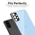 Pastel Sky Blue Glass Case for Realme 9i 5G Discount