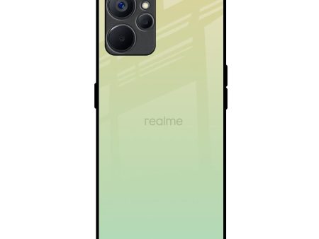 Mint Green Gradient Glass Case for Realme 9i 5G Online Sale