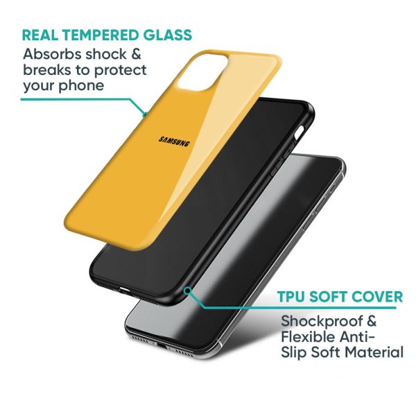 Fluorescent Yellow Glass case for Samsung Galaxy A04 Online now