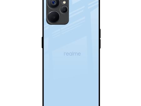 Pastel Sky Blue Glass Case for Realme 9i 5G Discount