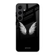 White Angel Wings Glass Case for Samsung Galaxy S24 5G For Discount