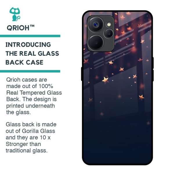 Falling Stars Glass Case For Realme 9i 5G Supply