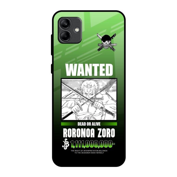 Zoro Wanted Glass Case for Samsung Galaxy A04 on Sale