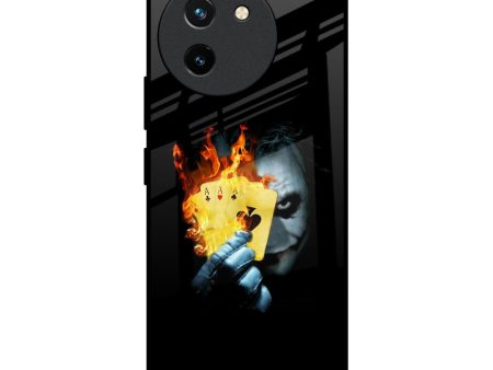 AAA Joker Glass Case for Vivo T3X 5G Fashion