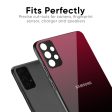 Wine Red Glass Case For Samsung Galaxy A03 on Sale