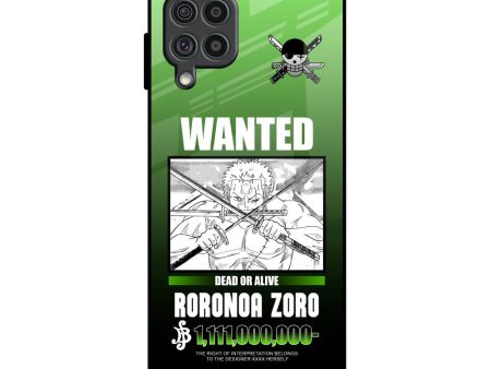 Zoro Wanted Glass Case for Samsung Galaxy F62 Sale