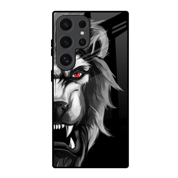 Wild Lion Glass Case for Samsung Galaxy S24 Ultra 5G Hot on Sale