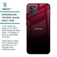 Wine Red Glass Case For Samsung Galaxy A03 on Sale