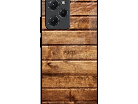 Wooden Planks Glass Case for Poco X5 Pro 5G Online