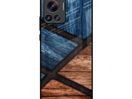 Wooden Tiles Glass Case for Motorola Edge 30 Ultra For Discount