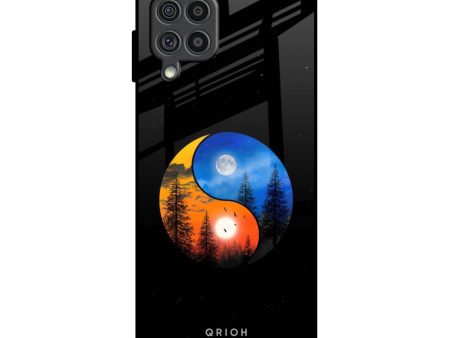 Yin Yang Balance Glass Case for Samsung Galaxy F62 For Discount