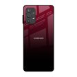 Wine Red Glass Case For Samsung Galaxy A52s 5G Online Sale