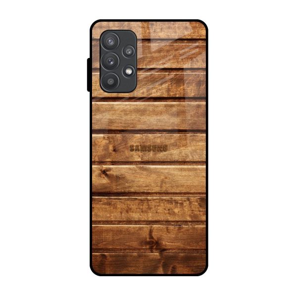 Wooden Planks Glass Case for Samsung Galaxy A52s 5G Online now