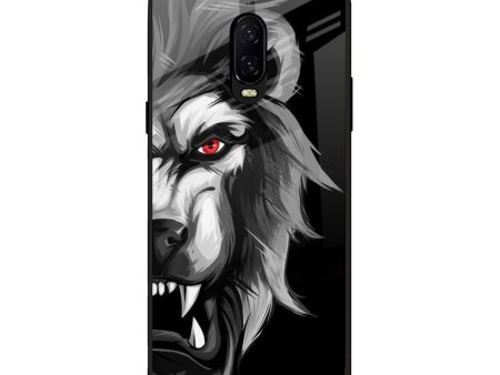 Wild Lion Glass Case for OnePlus 6T Online Sale