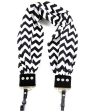 Capturing Couture Scarf Strap Chevron Black on Sale