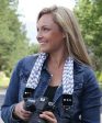 Capturing Couture Scarf Strap Chevron Grey Online Sale