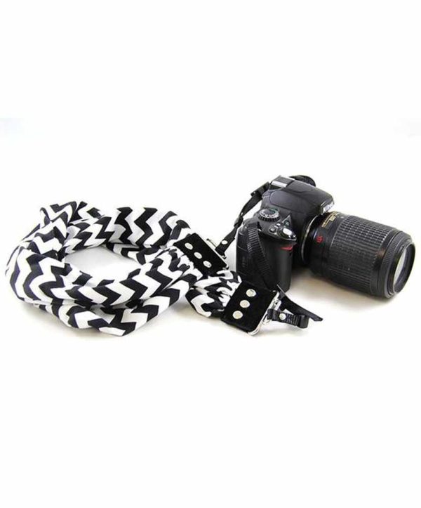 Capturing Couture Scarf Strap Chevron Black on Sale