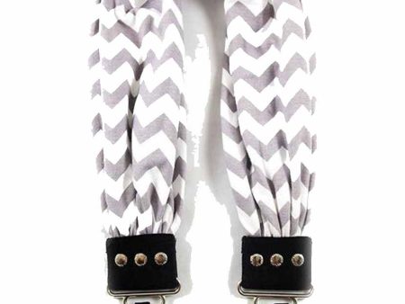 Capturing Couture Scarf Strap Chevron Grey Online Sale